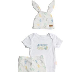 NWT Lila & Jack Baby 3 piece set with hat Easter